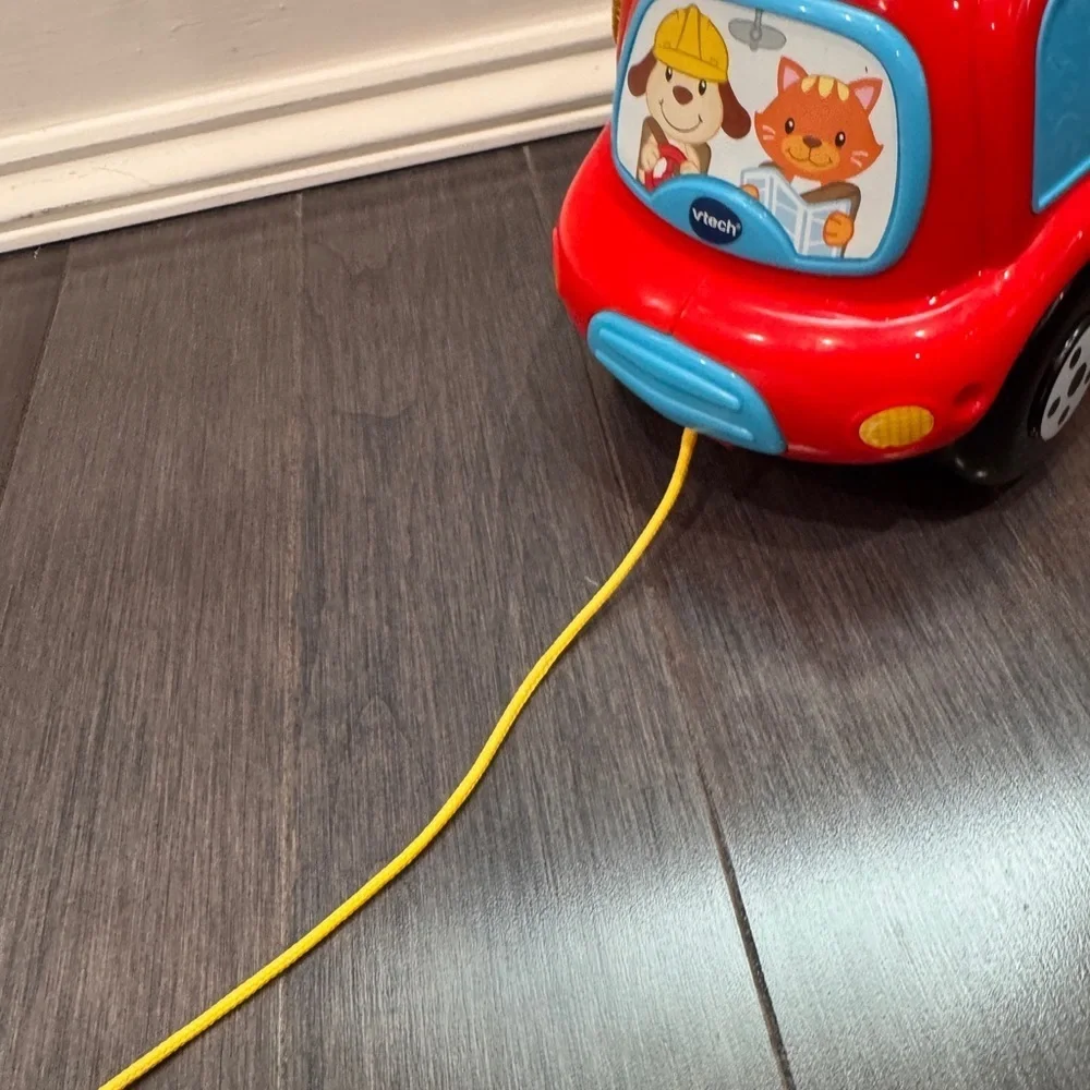 Vtech Drop & Go Red and Yellow Toy Dump Truck with Electronics